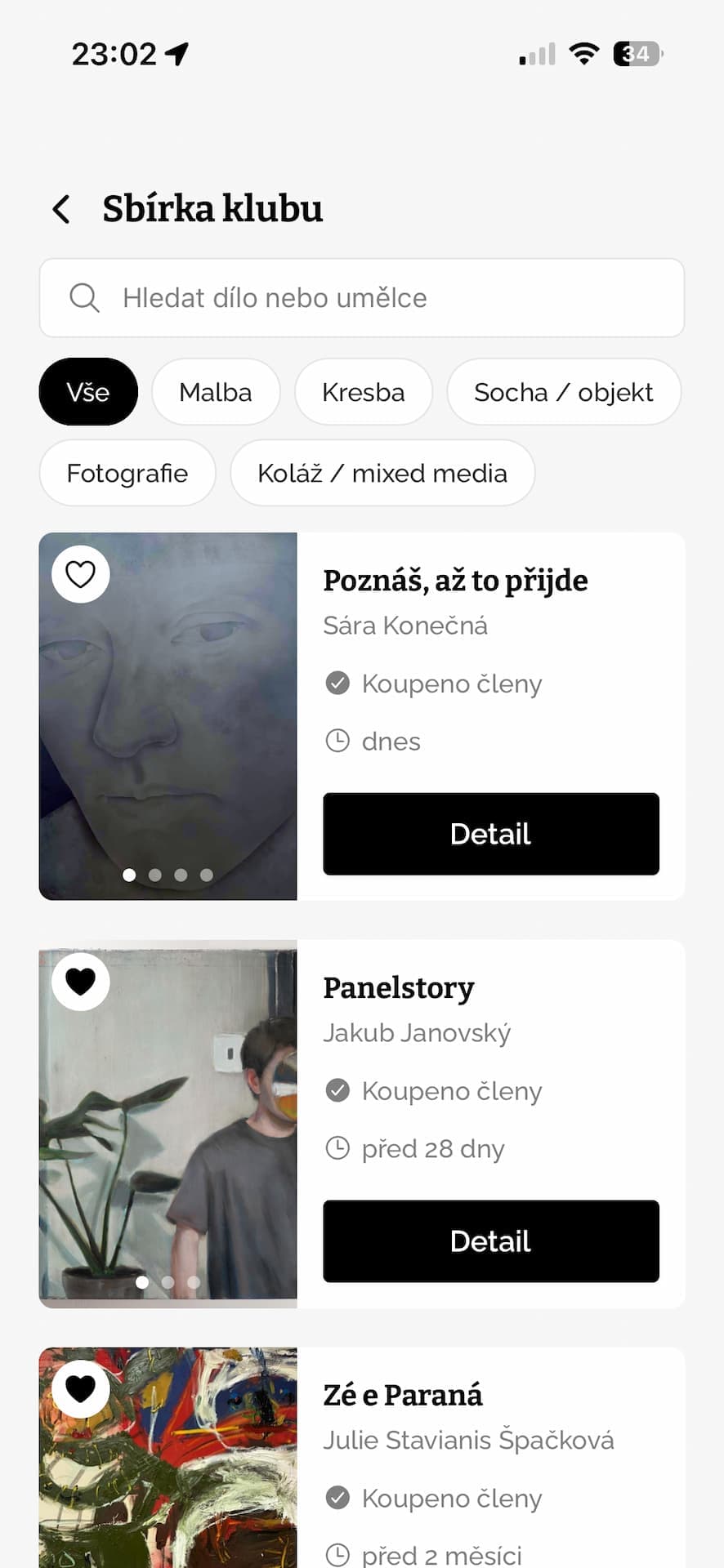 Sbírka klubu